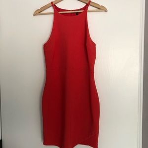 Red Orange Express Dress